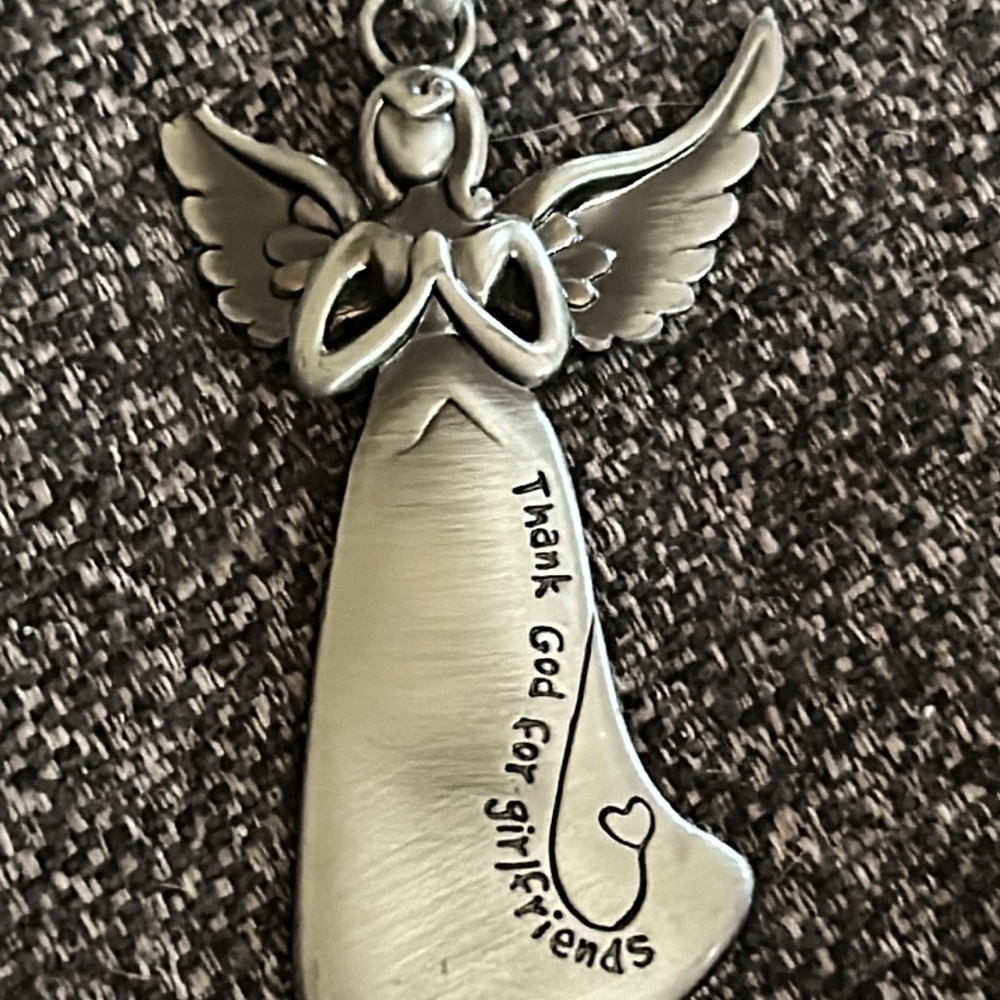 Pewter Angel Ornament